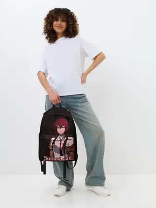 Рюкзак джинсовый / Курису Макисе Врата Штейна