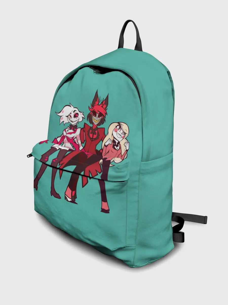 Рюкзак джинсовый / Команда Хазбин