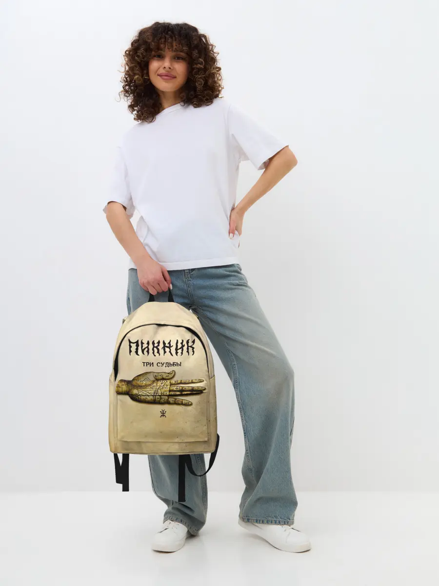 Рюкзак джинсовый / ТРИ СУДЬБЫ - ПИКНИК