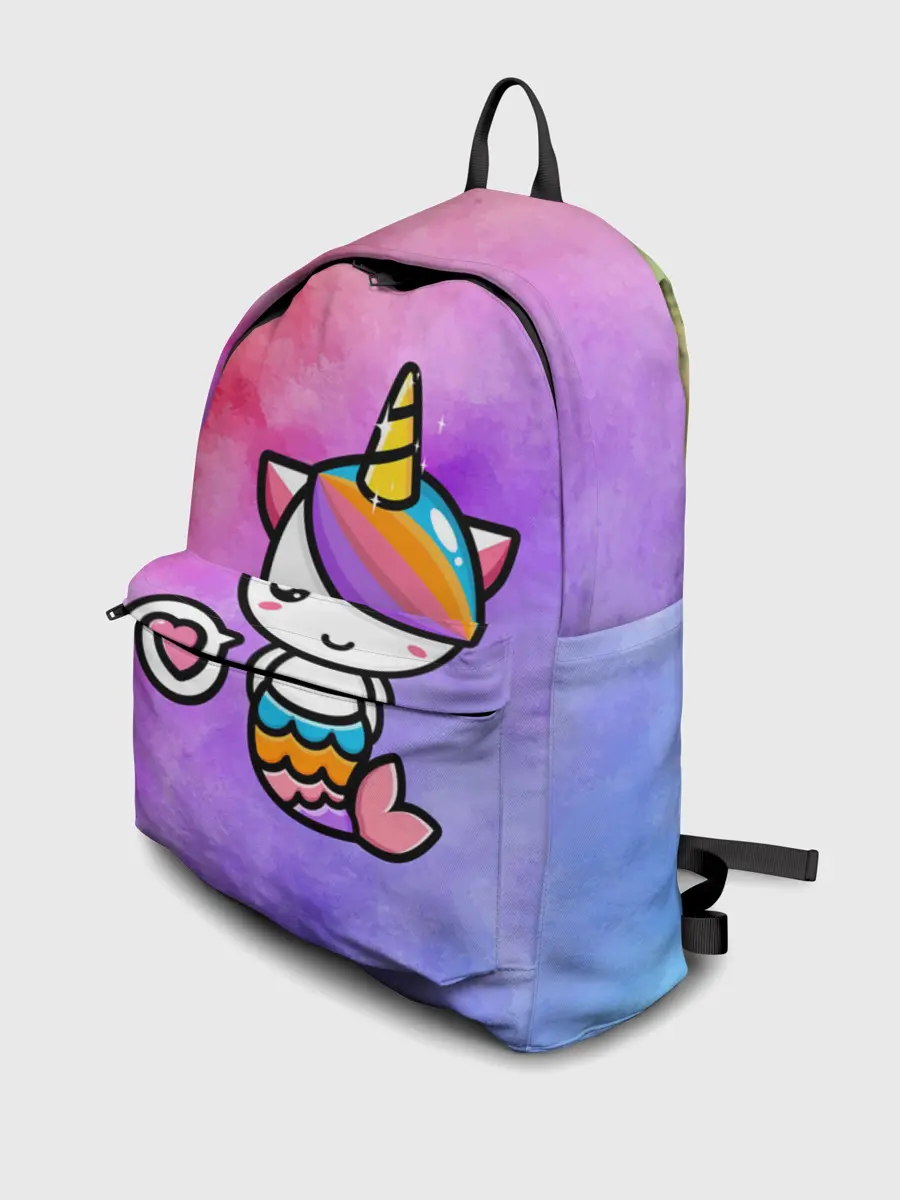 Рюкзак джинсовый / Русалка | Единорог