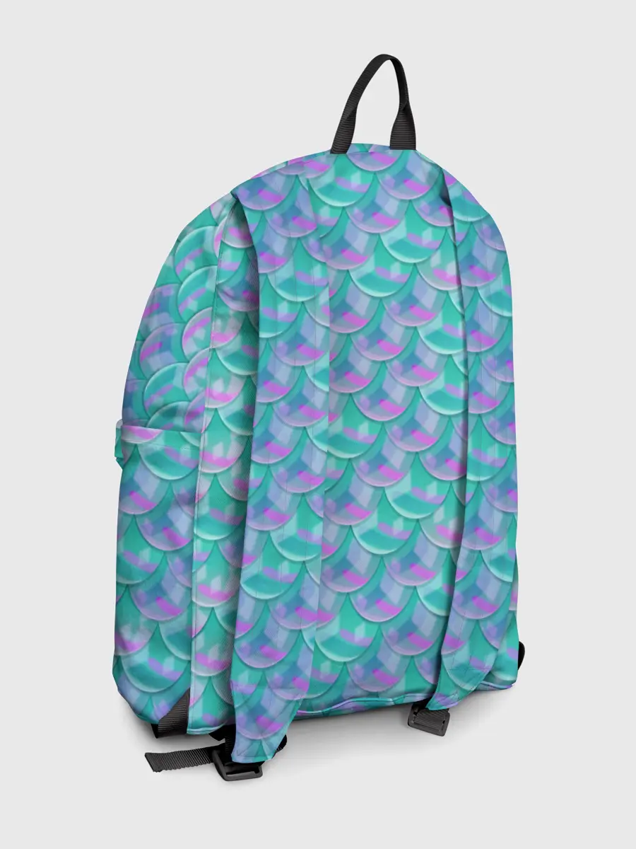 Рюкзак джинсовый / Чешуя | Хвост русалки