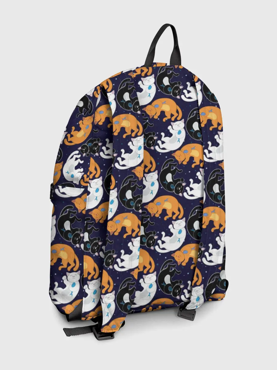 Рюкзак джинсовый / Японские котики