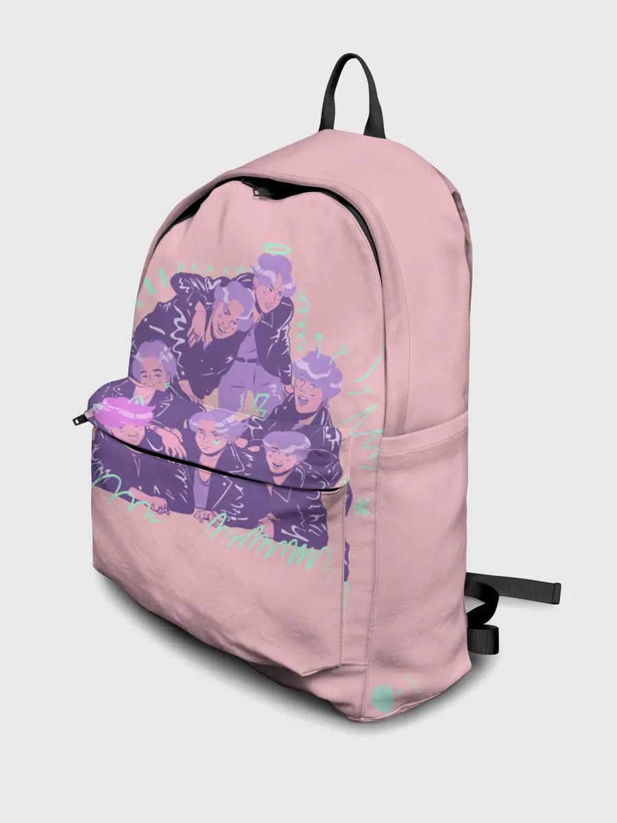 Рюкзак джинсовый / BTS Band