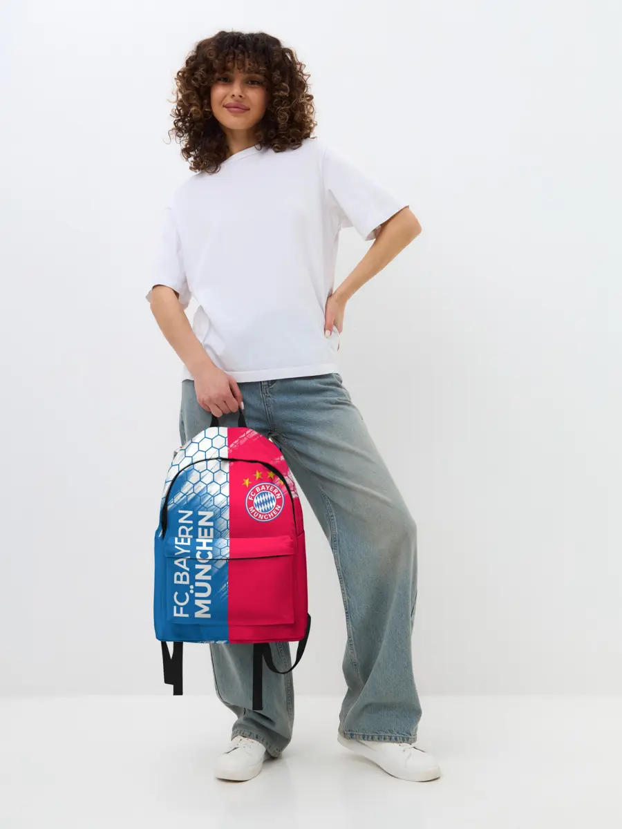 Рюкзак джинсовый / ФК БАВАРИЯ / BAYERN / МЮНХЕН