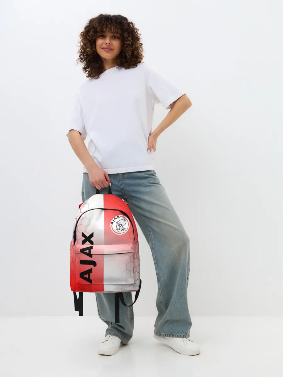 Рюкзак джинсовый / FC AJAX AMSTERDAM / ФК АЯКС