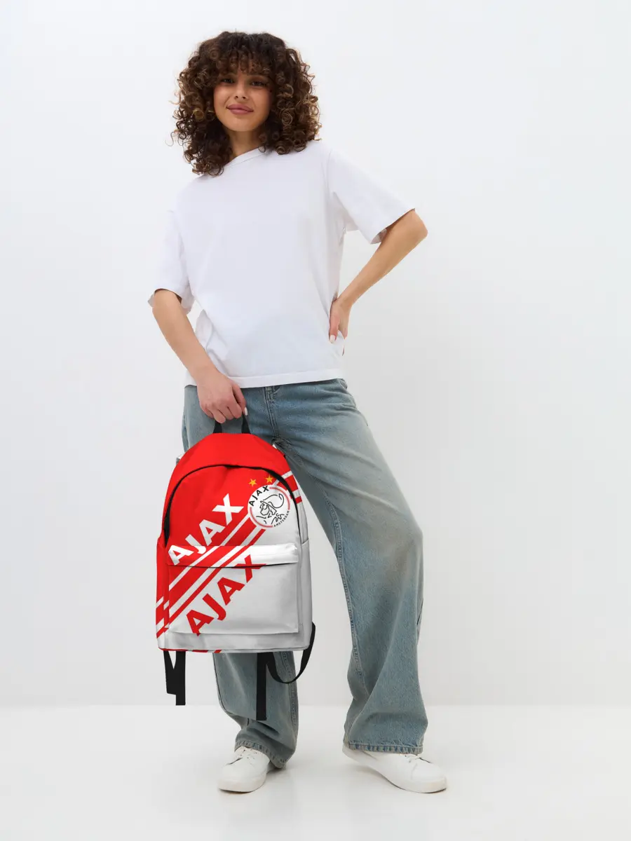 Рюкзак джинсовый / FC AJAX AMSTERDAM / ФК АЯКС