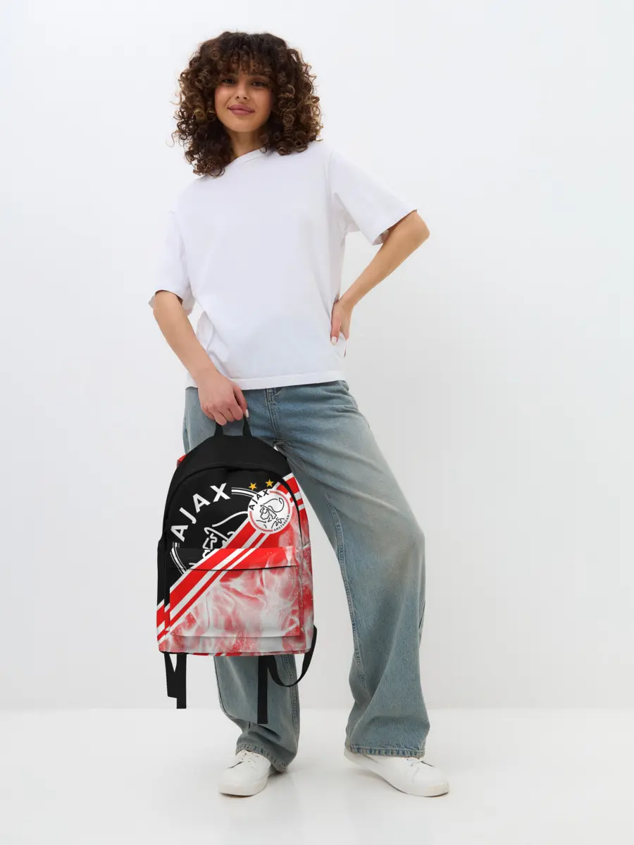 Рюкзак джинсовый / FC AJAX AMSTERDAM / ФК АЯКС