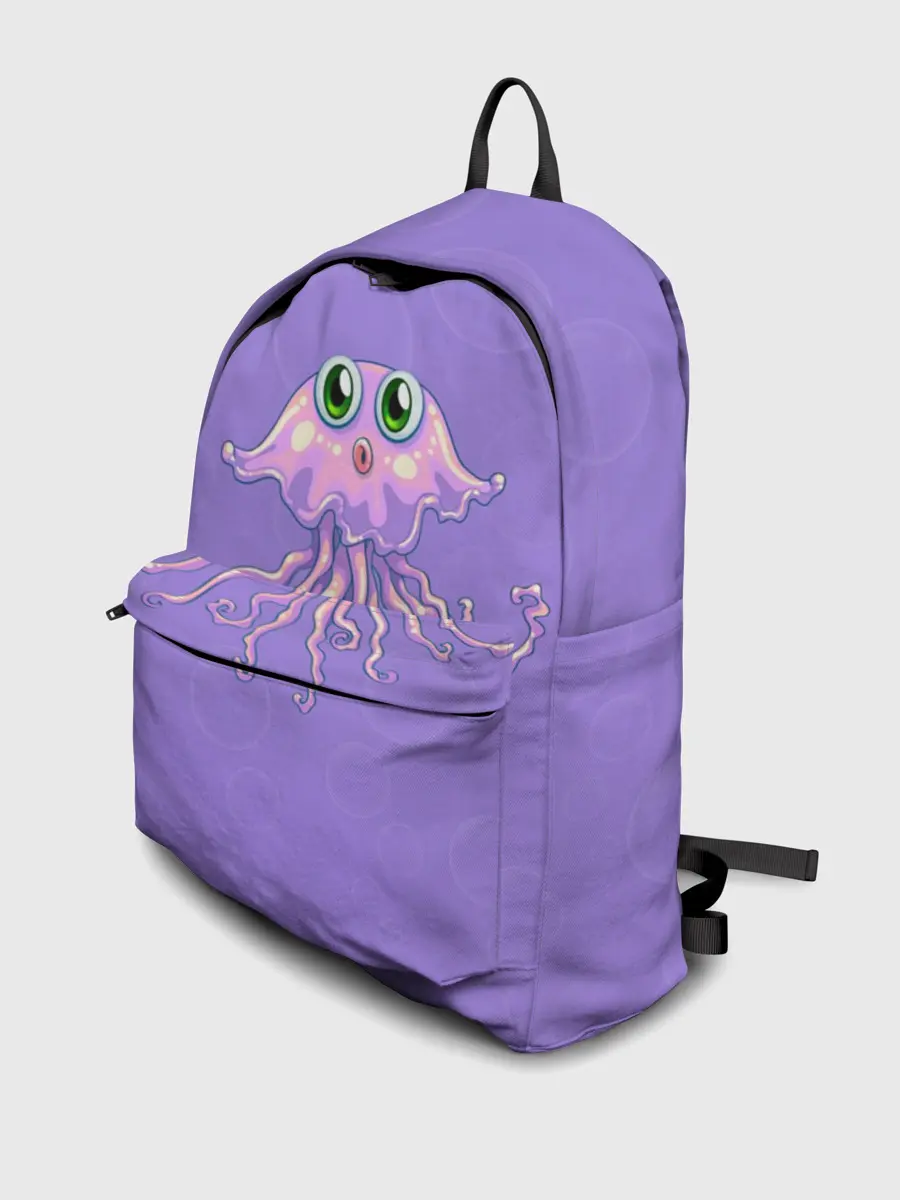 Рюкзак джинсовый / Осьминог милый