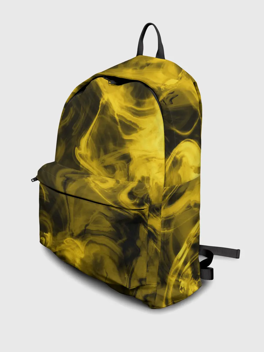 Рюкзак джинсовый / Желтый Неоновый Дым