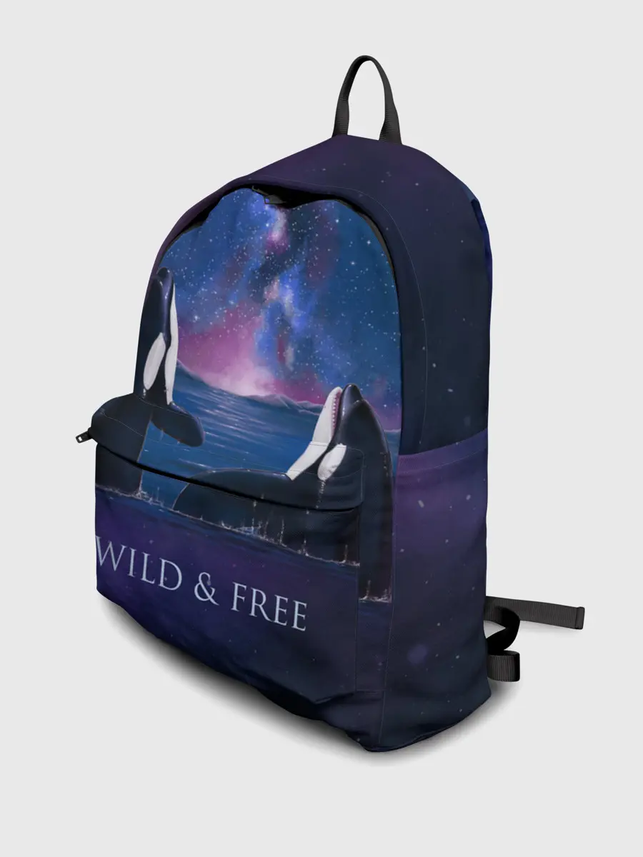 Рюкзак джинсовый / косатка