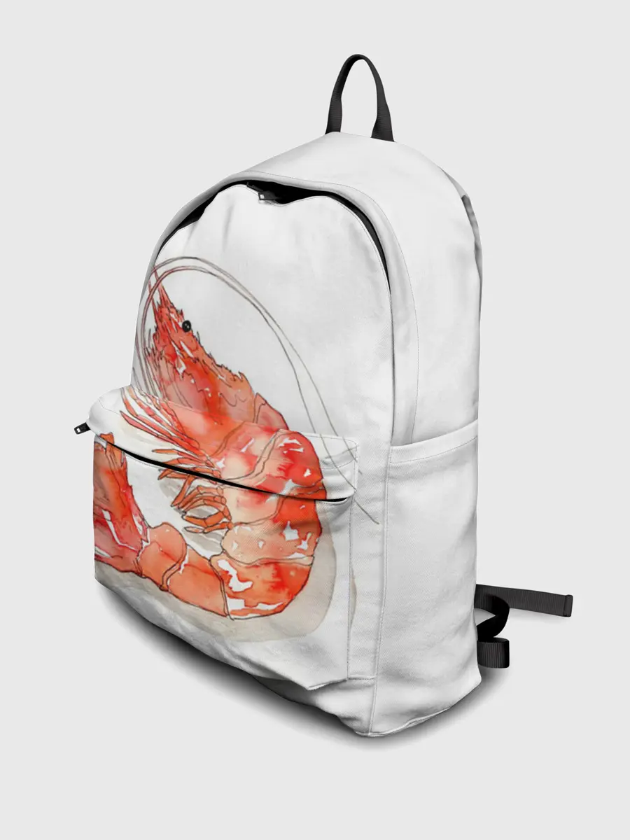 Рюкзак джинсовый / креветка