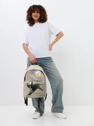 Рюкзак джинсовый / косатка