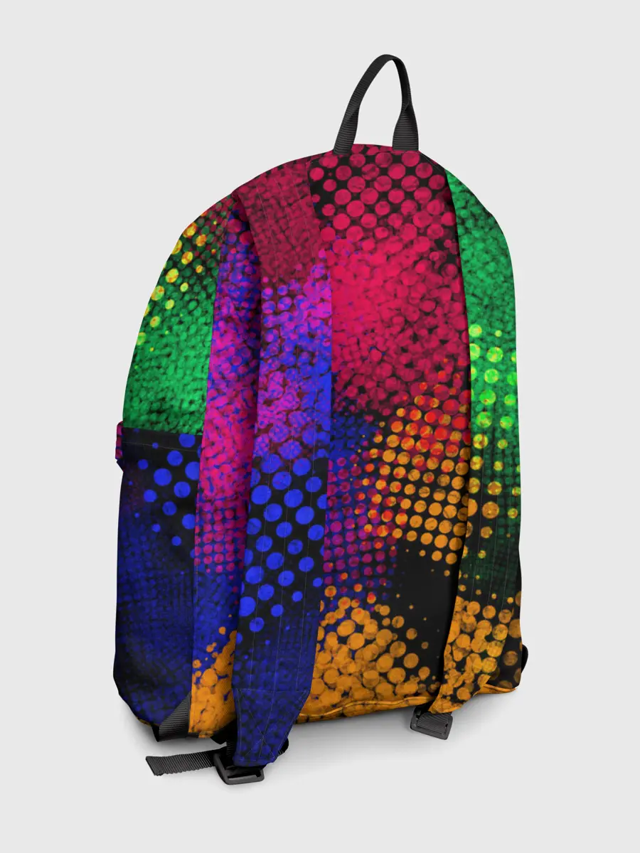 Рюкзак джинсовый / Цветные Разводы