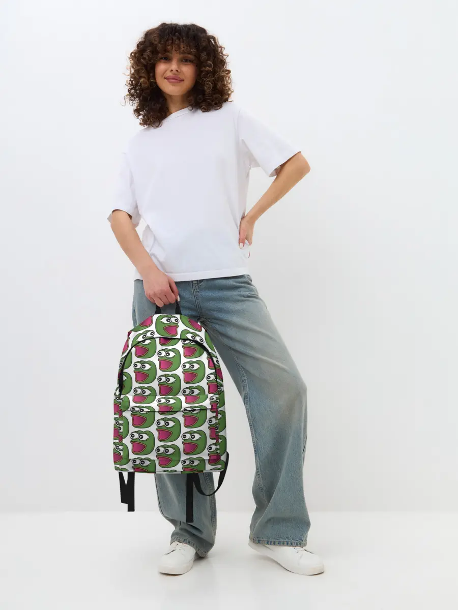 Рюкзак джинсовый / Poggers Pattern