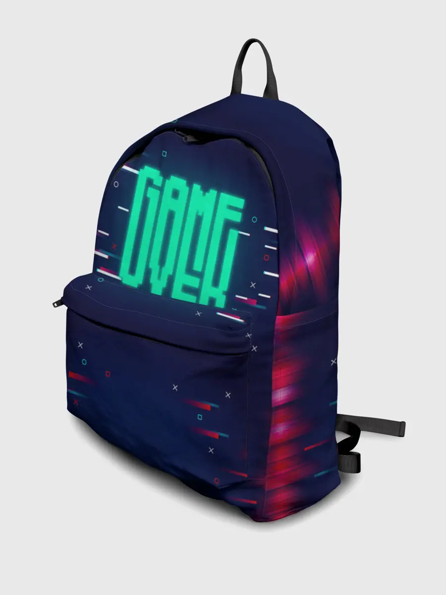 Рюкзак джинсовый / Game Over