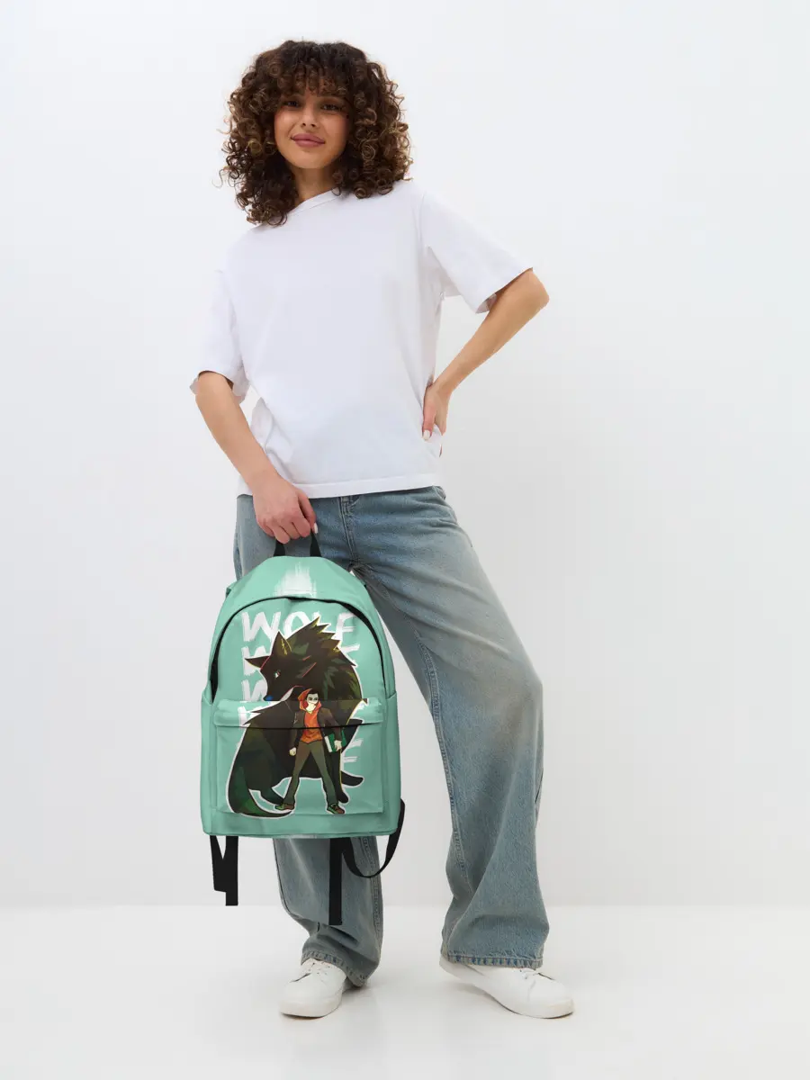 Рюкзак джинсовый / Wolf