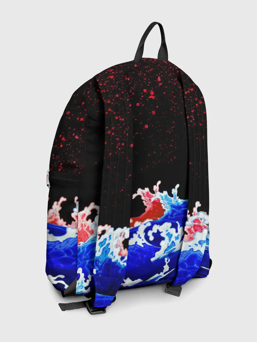 Рюкзак джинсовый / Кровавый Кракен Монстр