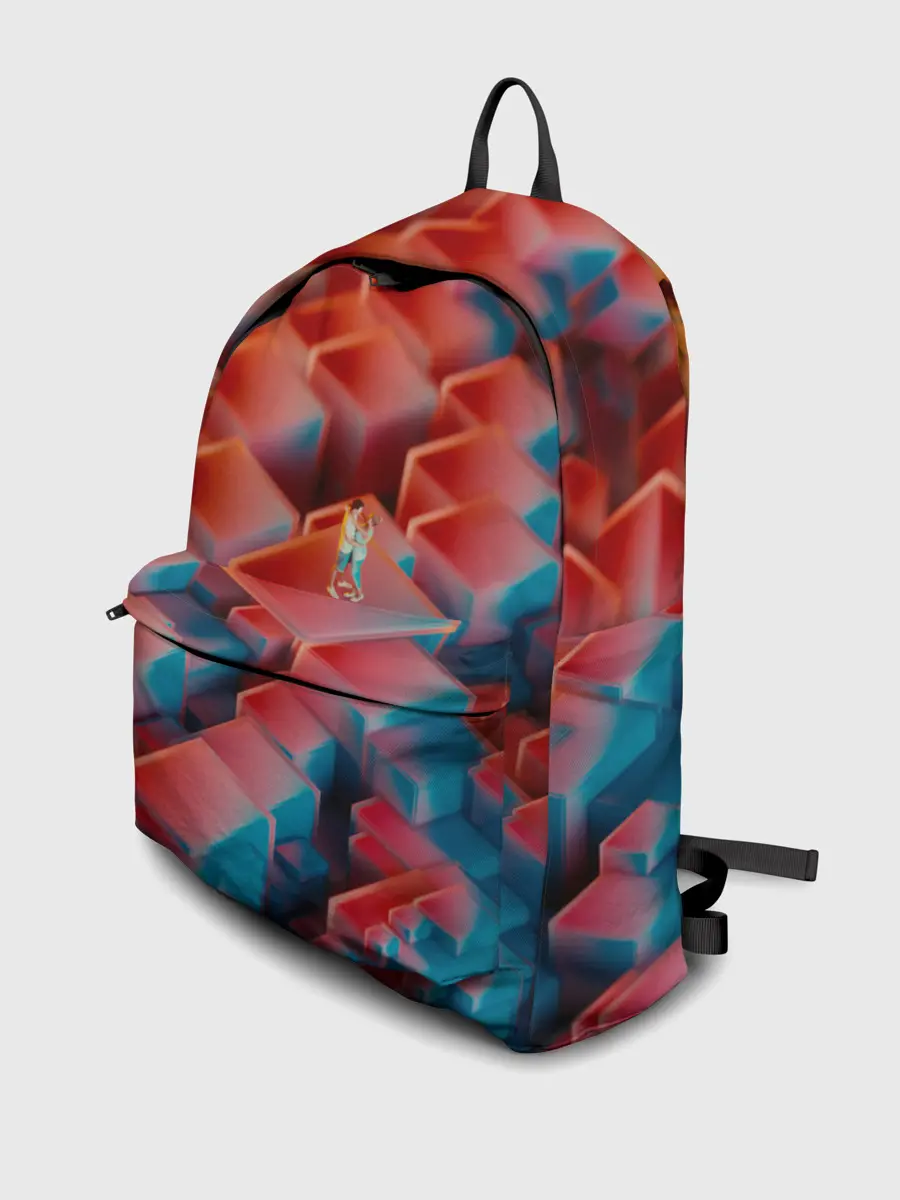 Рюкзак джинсовый / Неоновая пара