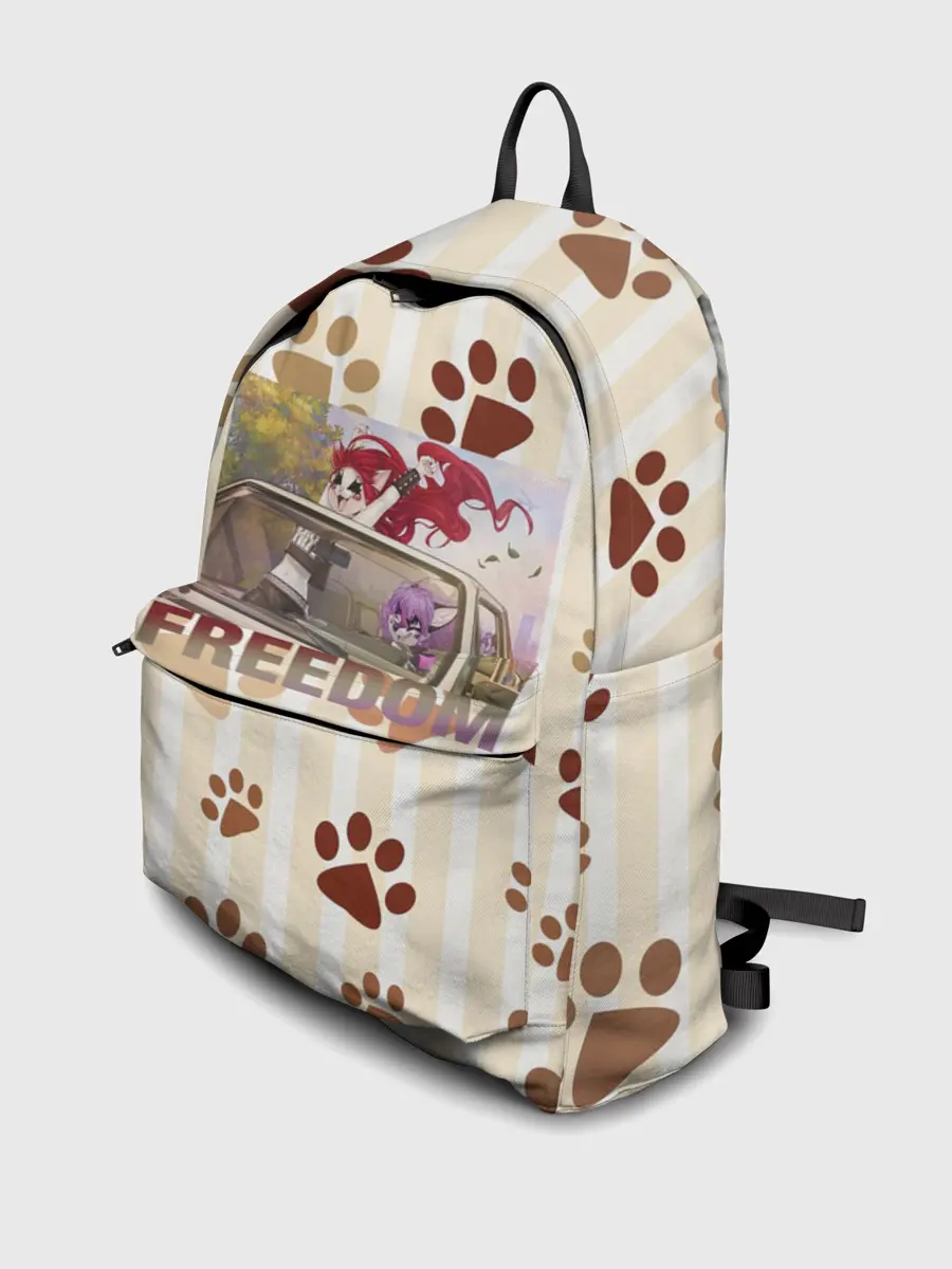 Рюкзак джинсовый / Свободу фурри