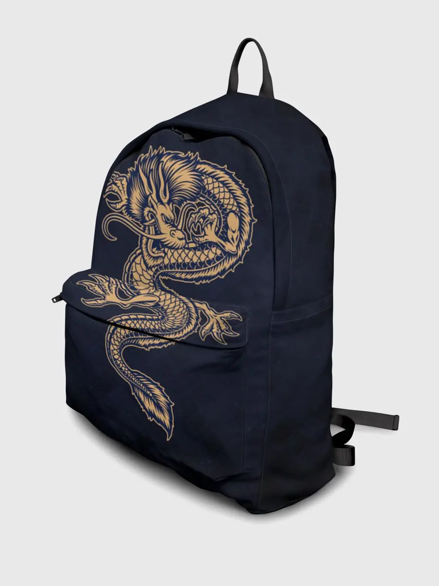 Рюкзак джинсовый / Дракон