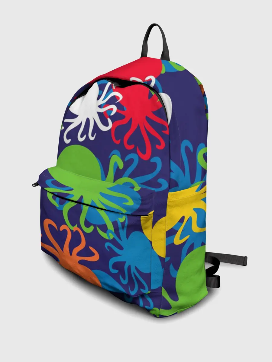 Рюкзак джинсовый / Осьминоги