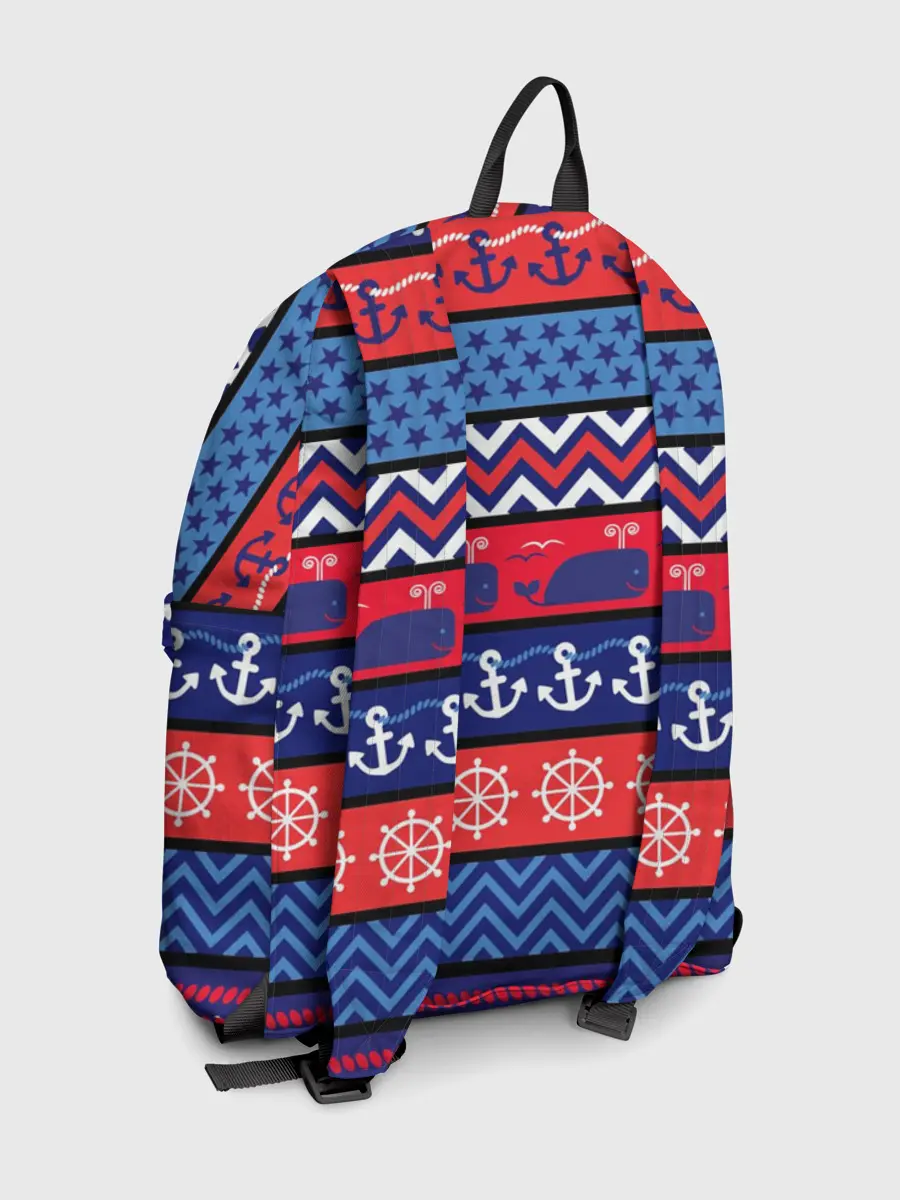 Рюкзак джинсовый / Морские мотивы