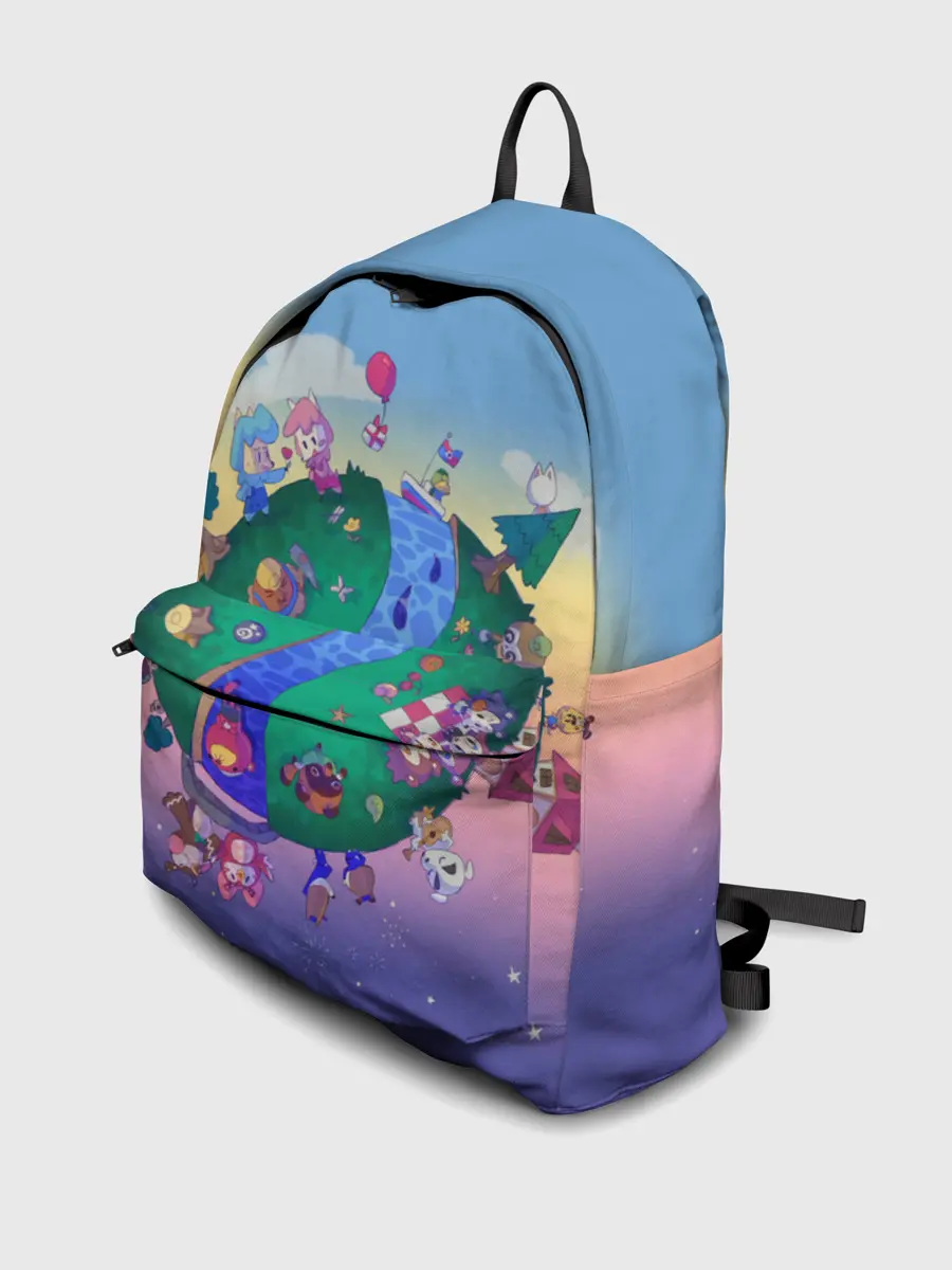 Рюкзак джинсовый / Animal crossing world