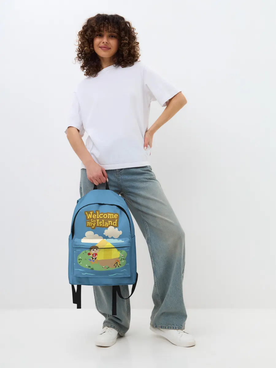 Рюкзак джинсовый / Мой остров