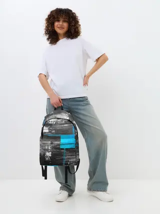Рюкзак джинсовый / Абстракция