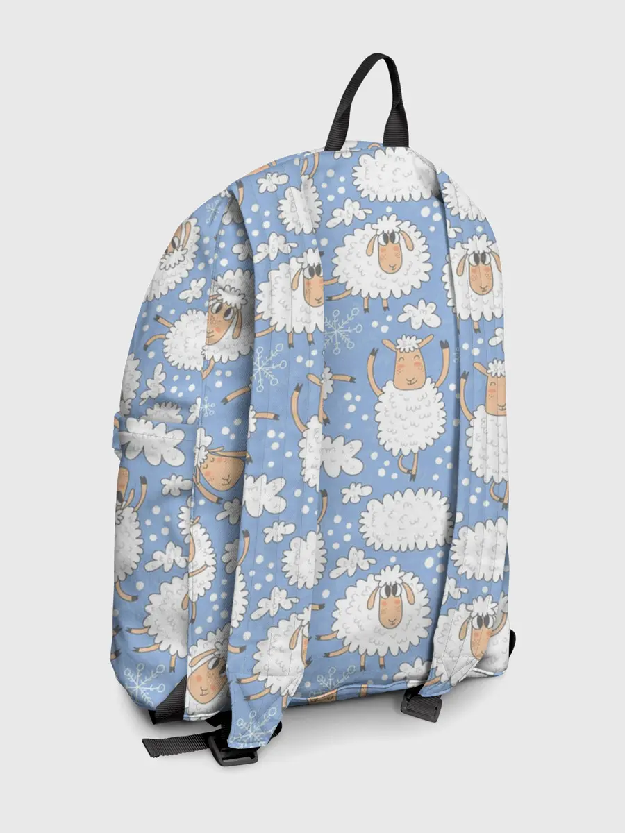Рюкзак джинсовый / Счастливые овечки