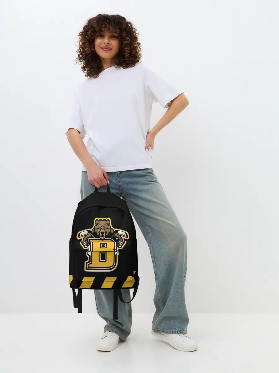 Рюкзак джинсовый / BOSTON BRUINS