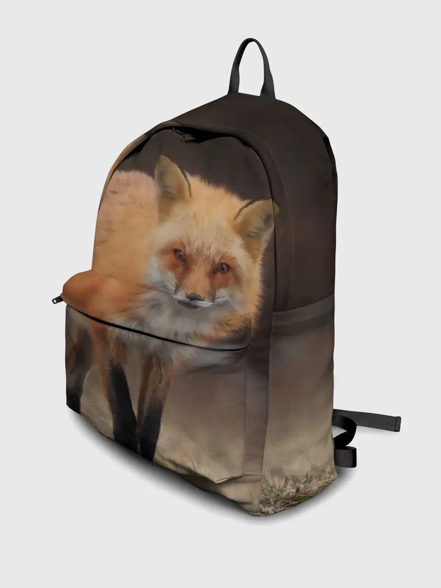 Рюкзак джинсовый / Хитрая лисица