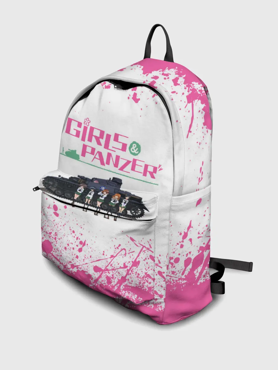 Рюкзак джинсовый / Девушки и танки | Pink