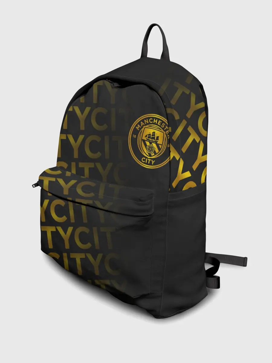 Рюкзак джинсовый / МАНЧЕСТЕР СИТИ / ЗОЛОТО / GOLD