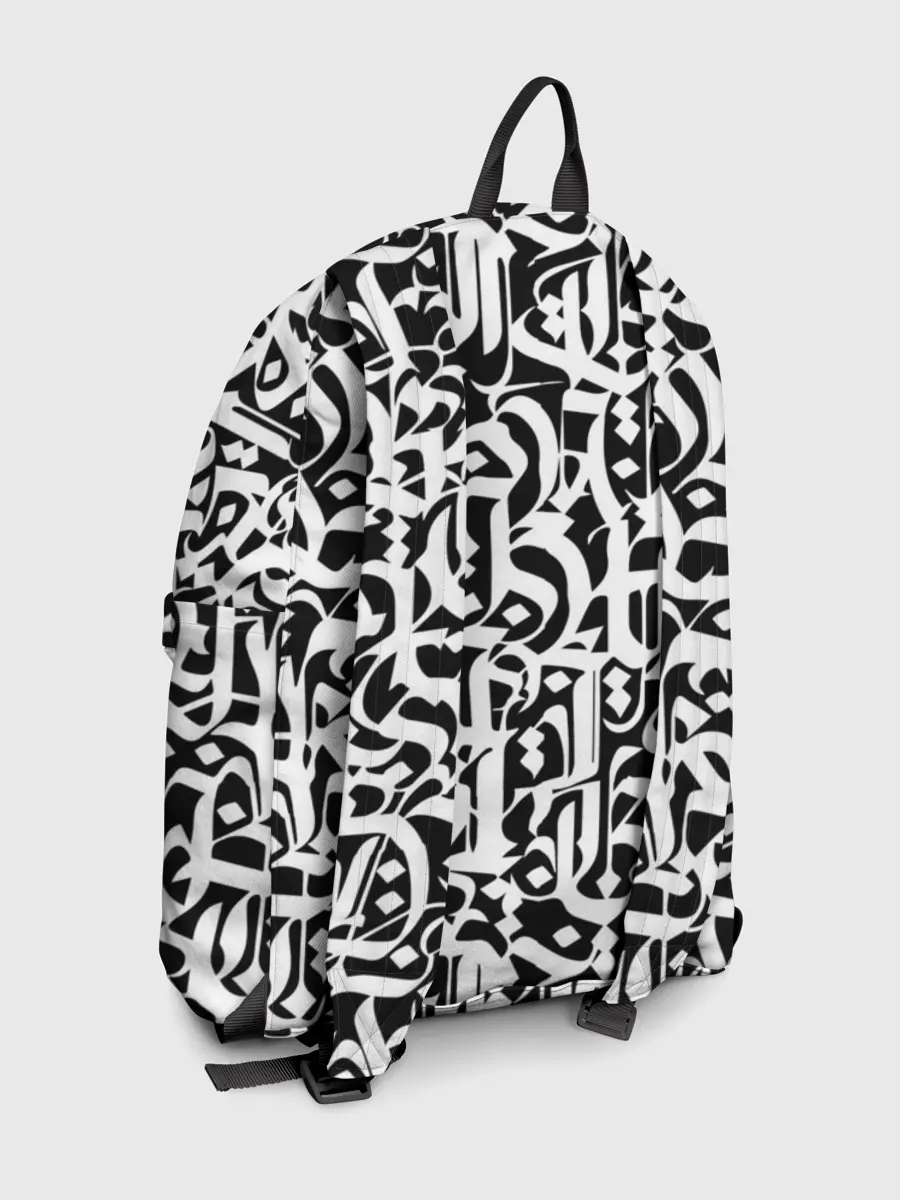 Рюкзак джинсовый / КАЛЛИГРАФИЯ / CALLIGRAPHY