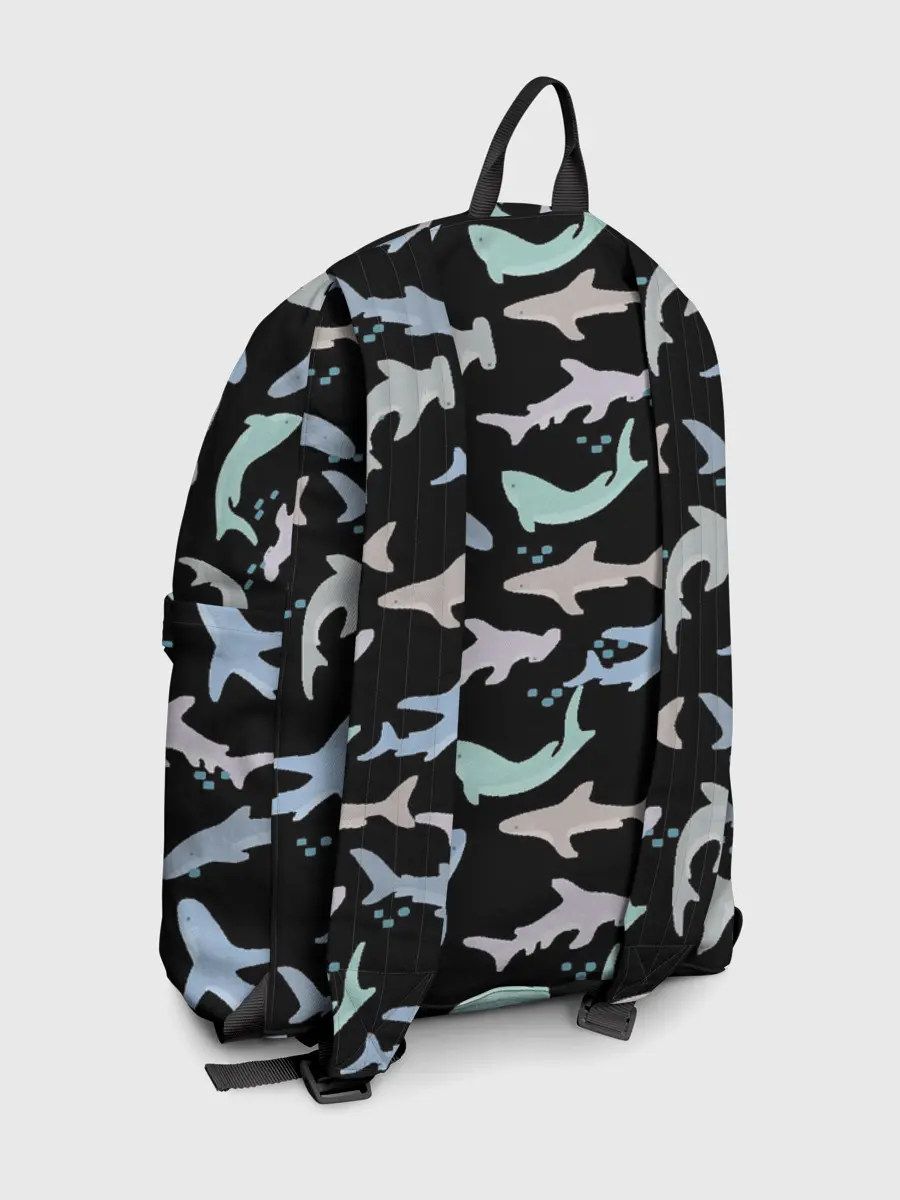 Рюкзак джинсовый / Акулы разные