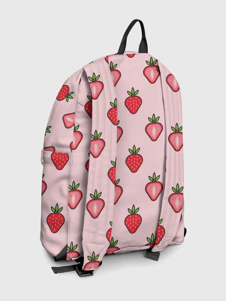 Рюкзак джинсовый / Клубничное настроение