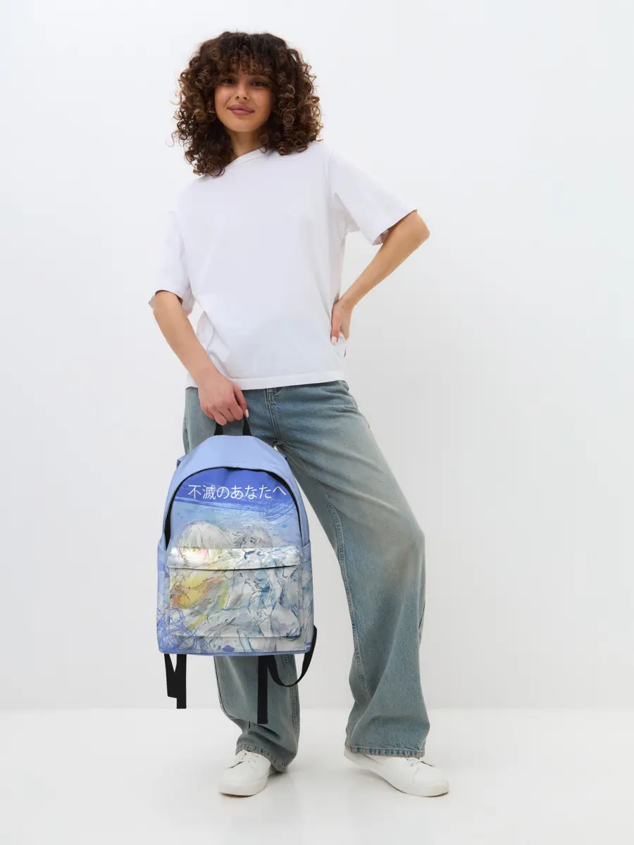 Рюкзак джинсовый / Для тебя бессмертный