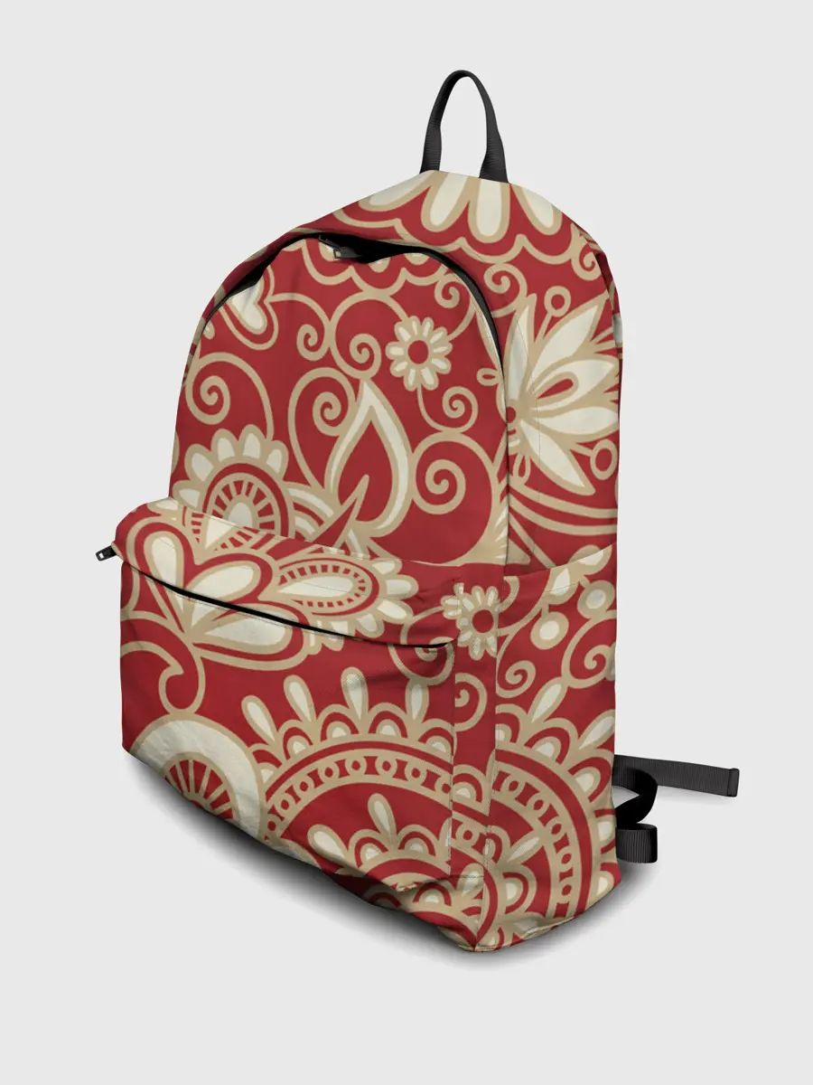 Рюкзак джинсовый / КрасиВая ХохЛома