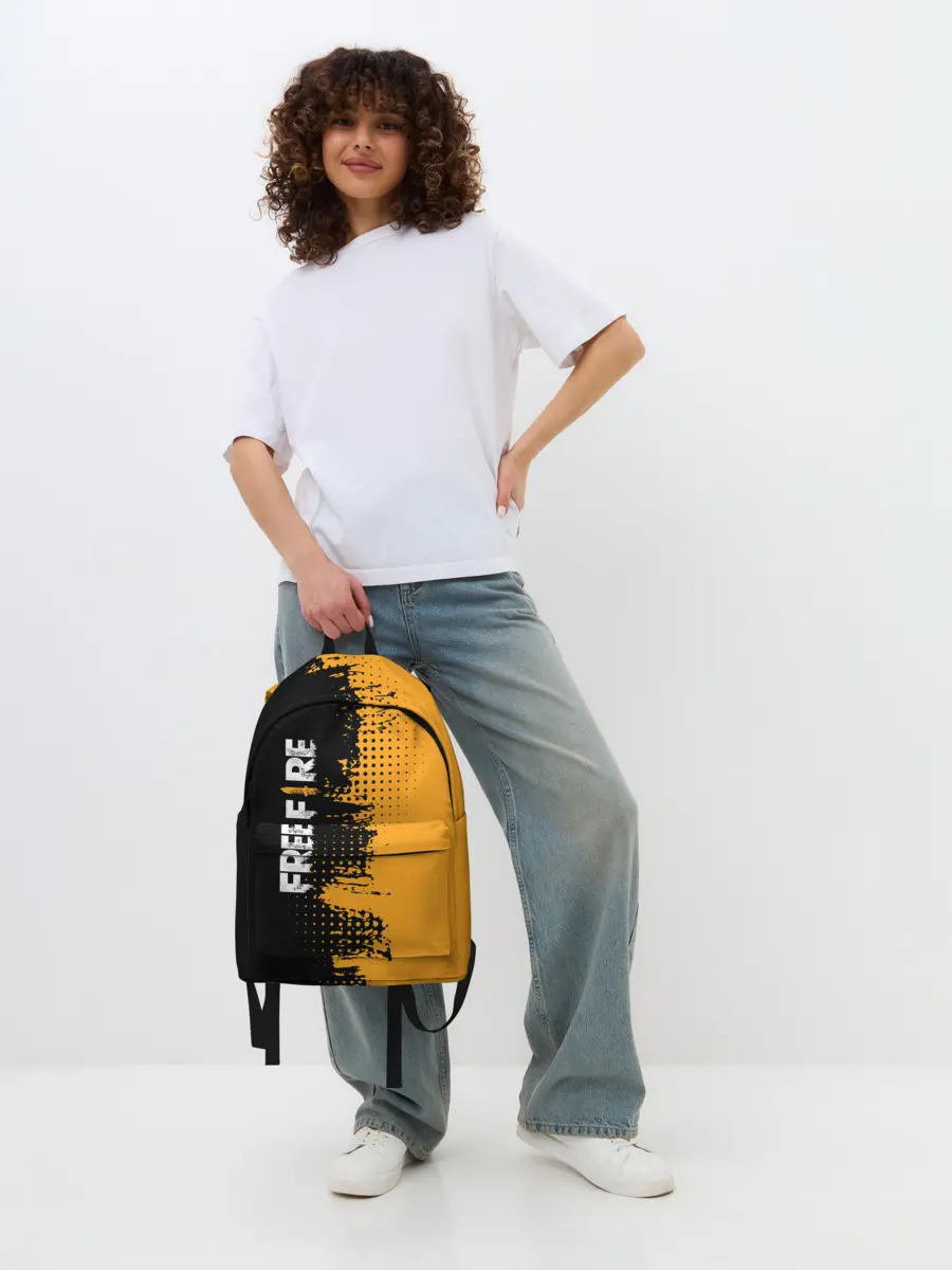 Рюкзак джинсовый / Free Fire ? Фри Фаер.