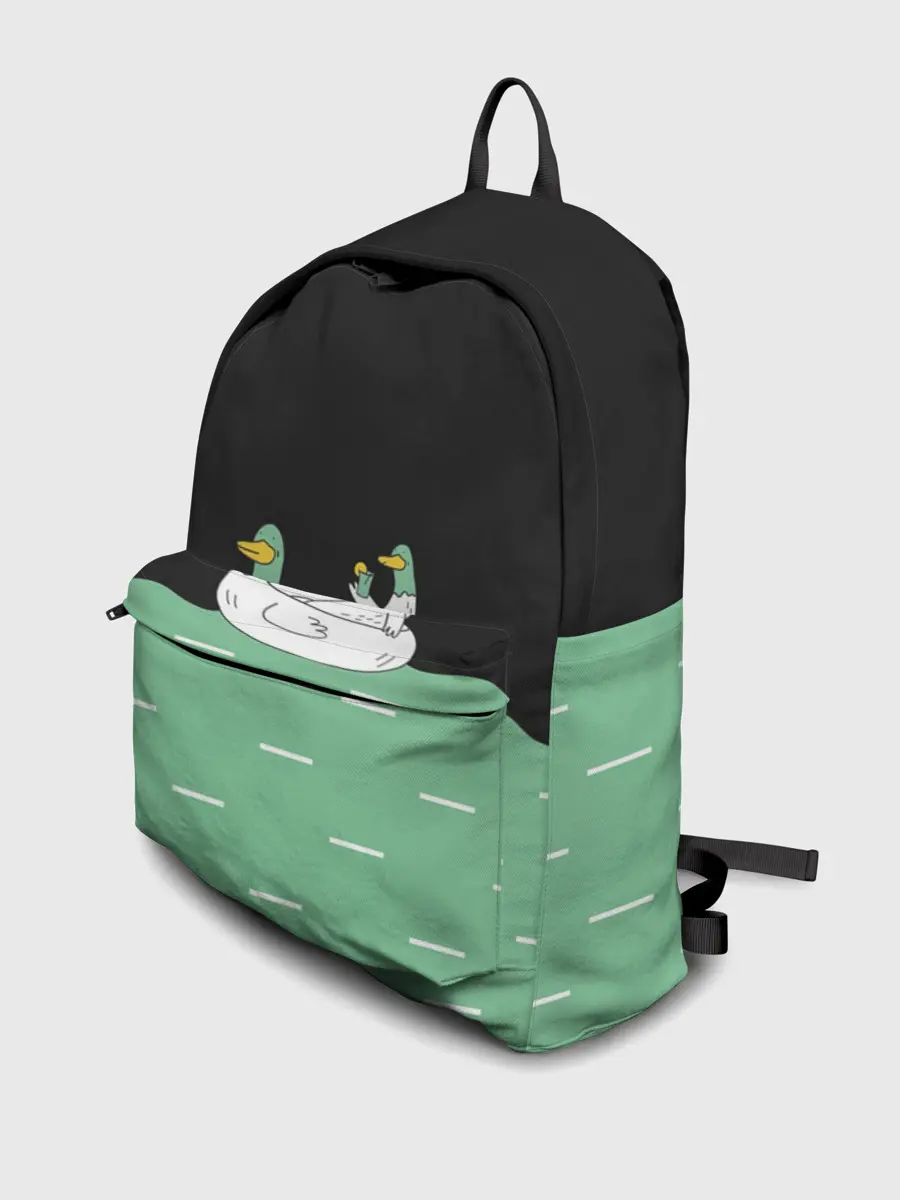 Рюкзак джинсовый / Уточки