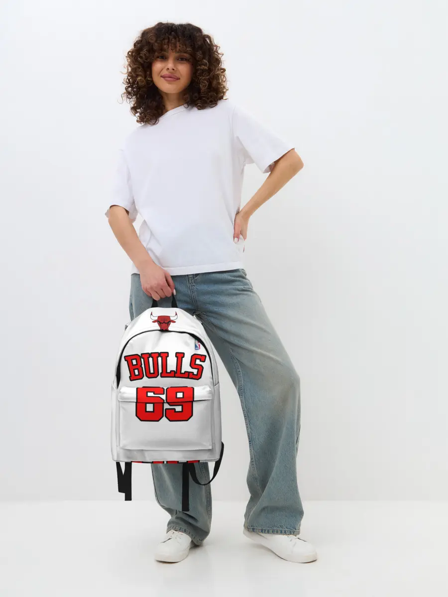 Рюкзак джинсовый / Баскетболисты из клипа OLALA