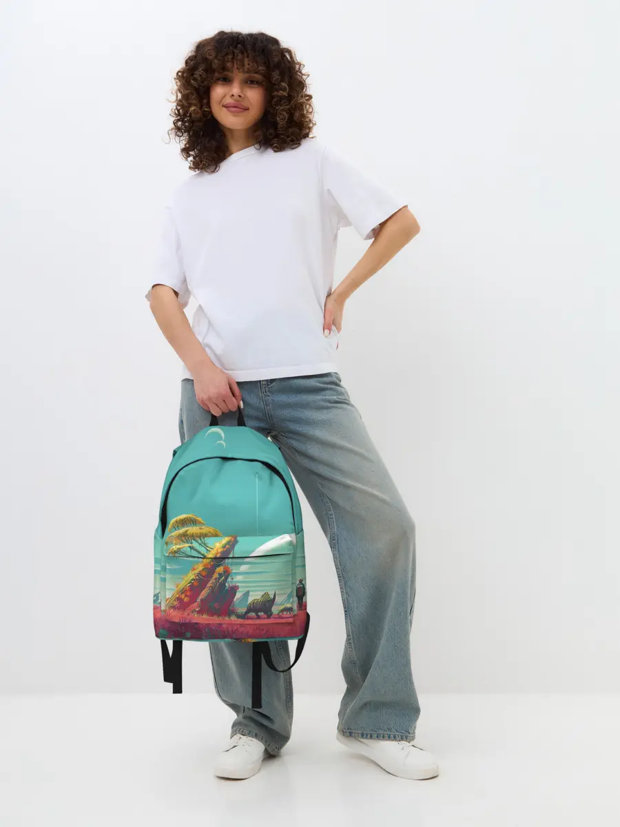 Рюкзак джинсовый / No Man Sky