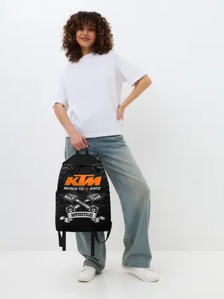 Рюкзак джинсовый / KTM MOTORCYCLES / КТМ МОТОЦИКЛЫ