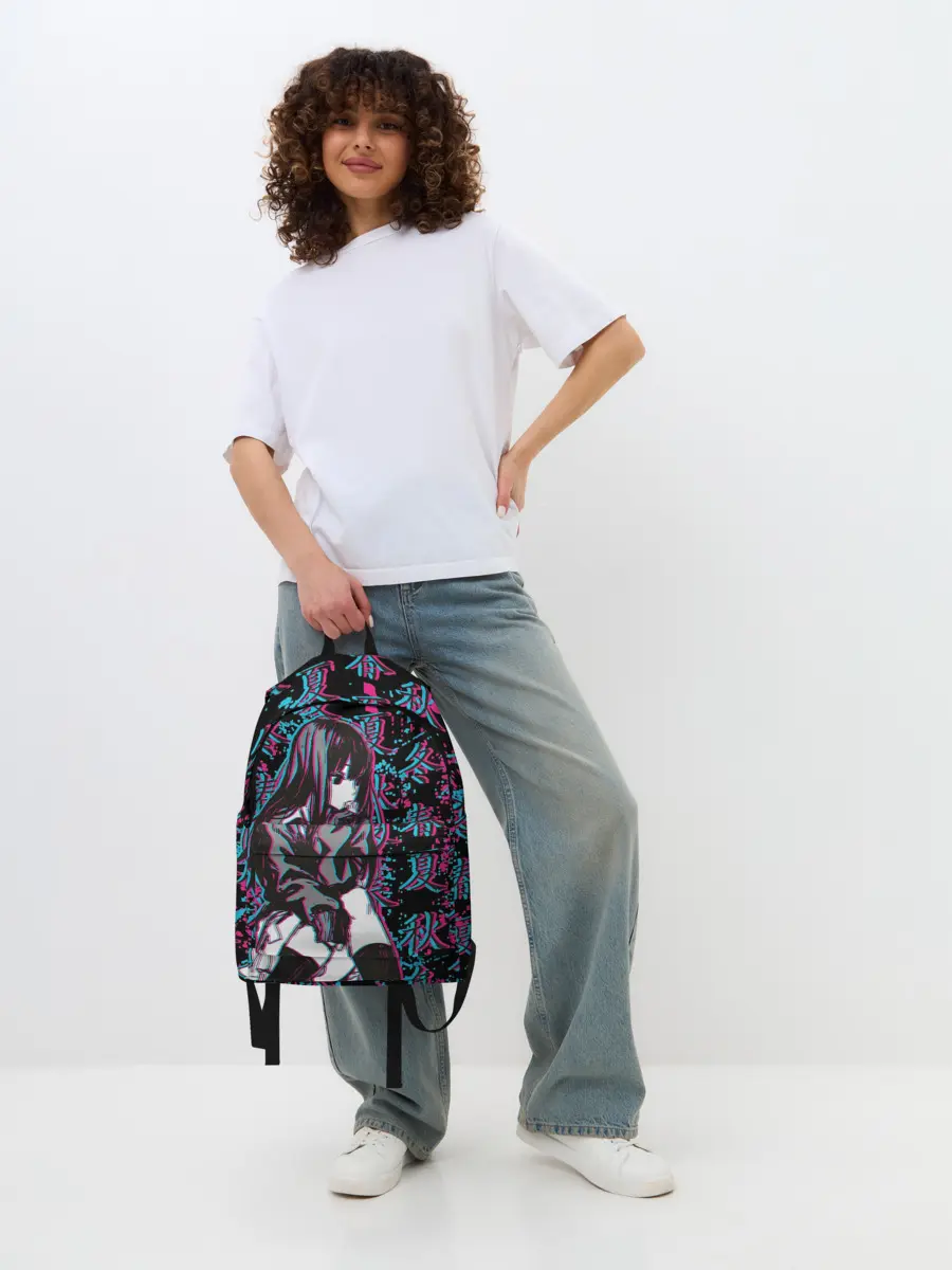 Рюкзак джинсовый / Sad Anime Girl