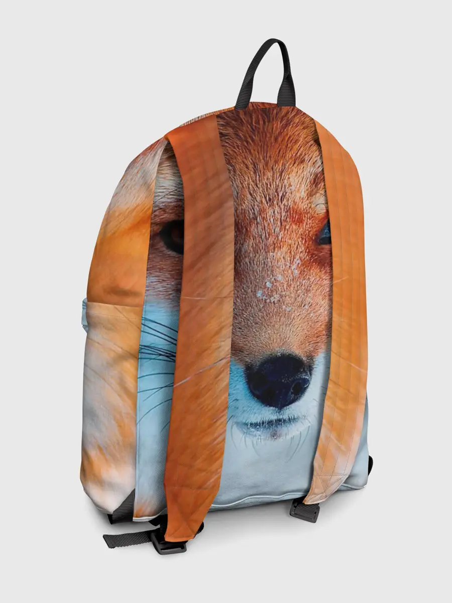 Рюкзак джинсовый / Мордочка лисы