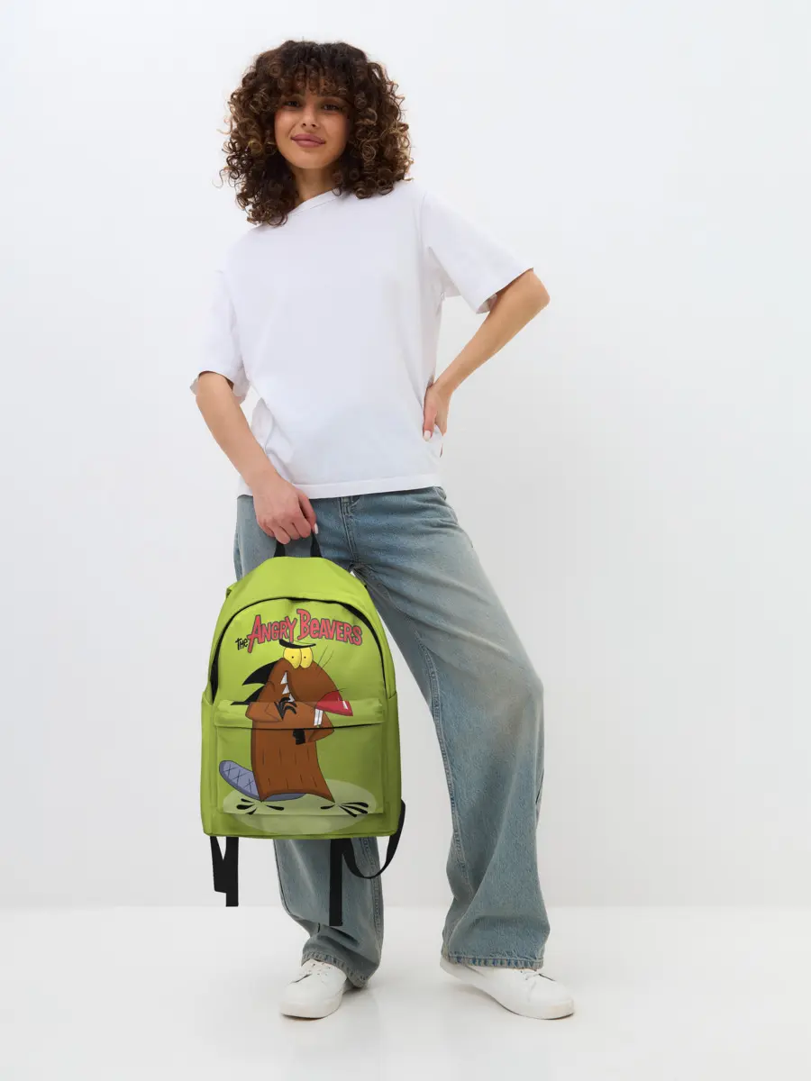 Рюкзак джинсовый / Крутые бобры. Деггет