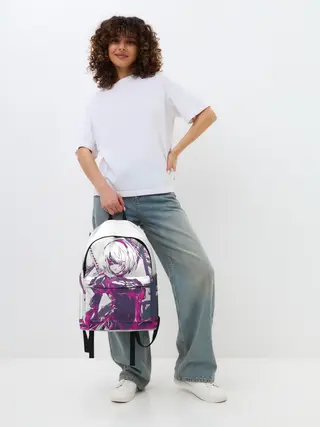 Рюкзак джинсовый / 2B | NEON | НЕОН