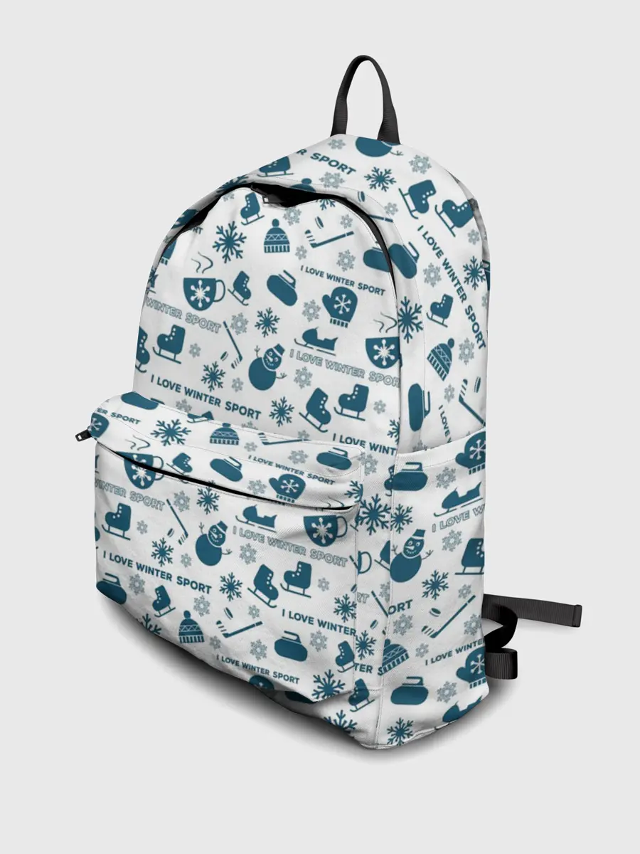 Рюкзак джинсовый / Зимние виды спорта