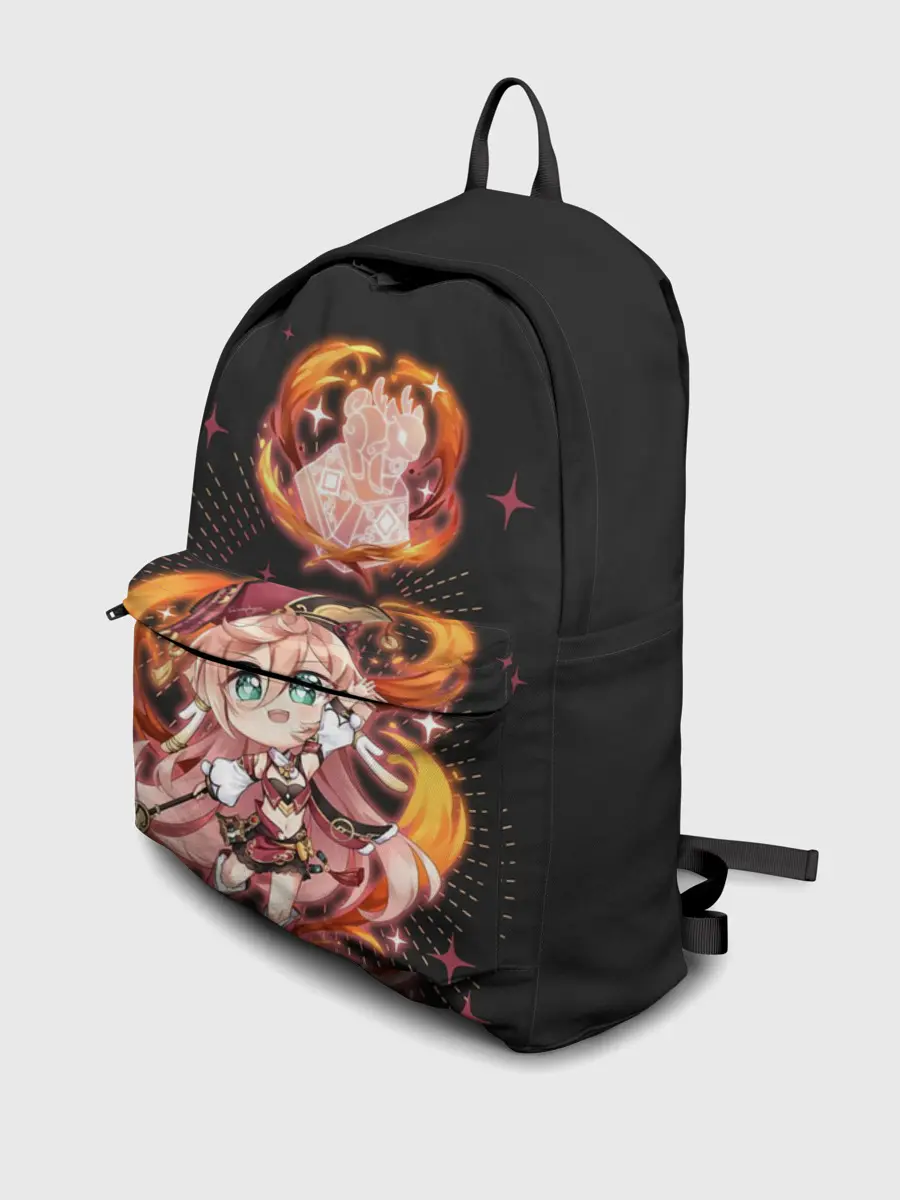 Рюкзак джинсовый / Chibi Yanfei GI